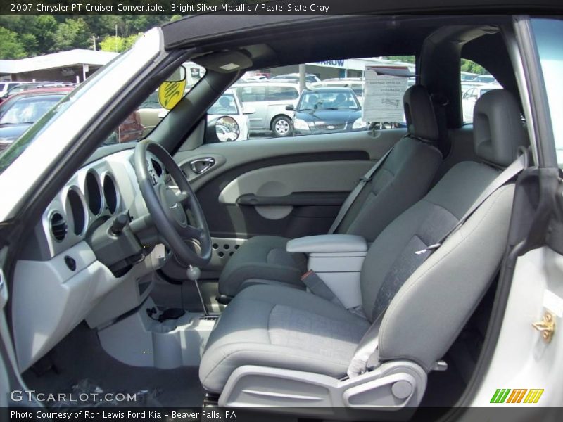 Bright Silver Metallic / Pastel Slate Gray 2007 Chrysler PT Cruiser Convertible