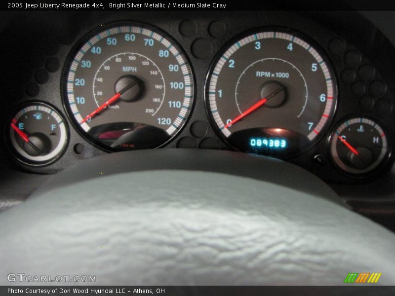 Bright Silver Metallic / Medium Slate Gray 2005 Jeep Liberty Renegade 4x4
