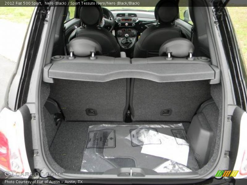 Nero (Black) / Sport Tessuto Nero/Nero (Black/Black) 2012 Fiat 500 Sport