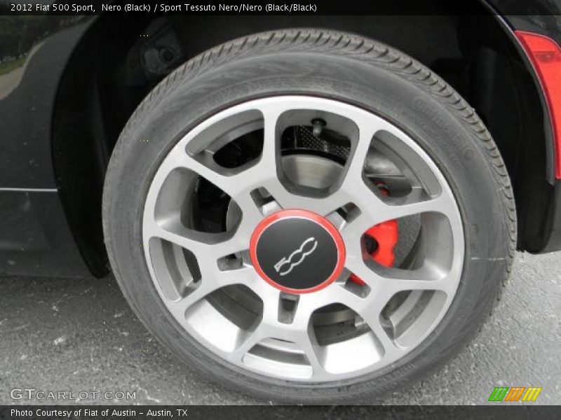 Nero (Black) / Sport Tessuto Nero/Nero (Black/Black) 2012 Fiat 500 Sport