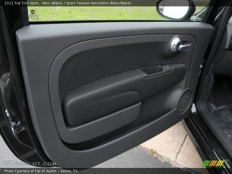 Nero (Black) / Sport Tessuto Nero/Nero (Black/Black) 2012 Fiat 500 Sport