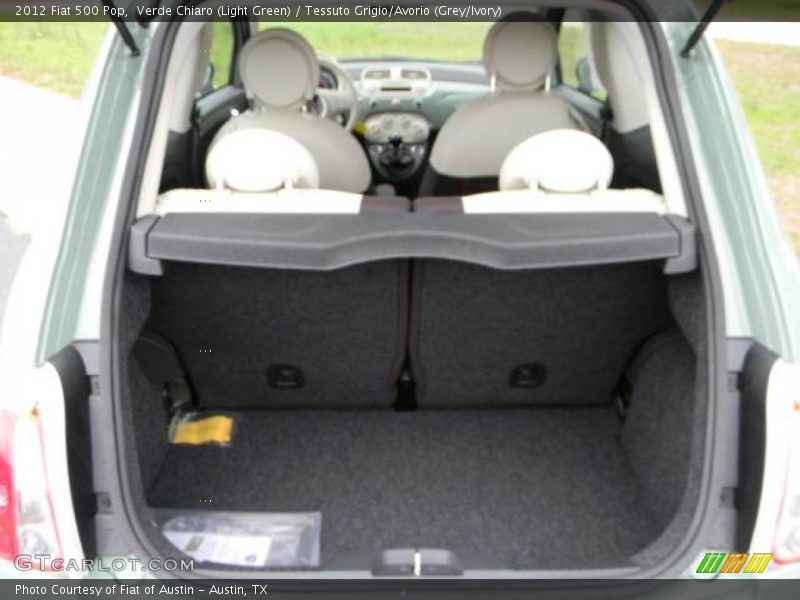 Verde Chiaro (Light Green) / Tessuto Grigio/Avorio (Grey/Ivory) 2012 Fiat 500 Pop
