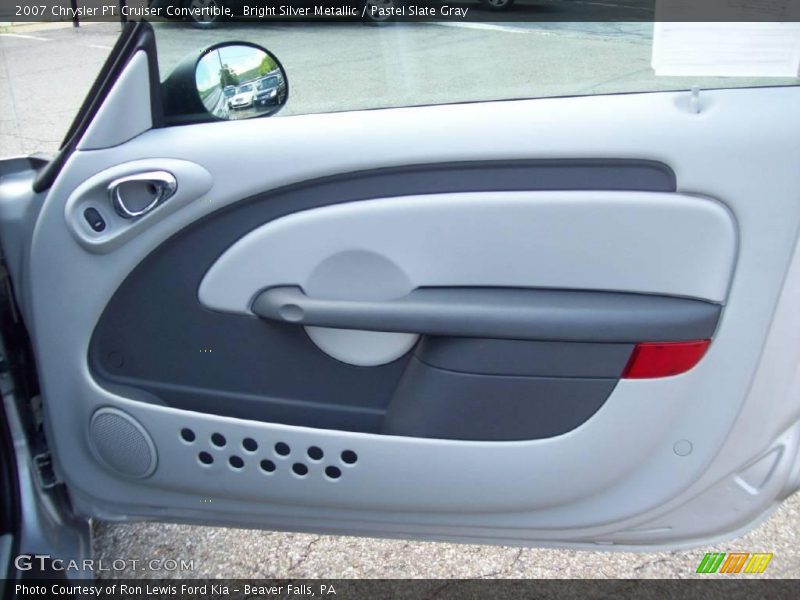 Bright Silver Metallic / Pastel Slate Gray 2007 Chrysler PT Cruiser Convertible