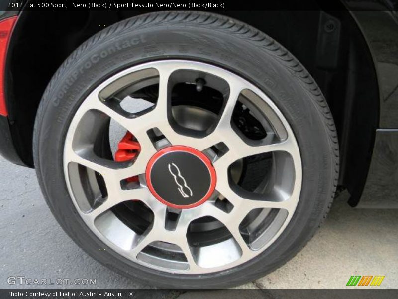 Nero (Black) / Sport Tessuto Nero/Nero (Black/Black) 2012 Fiat 500 Sport