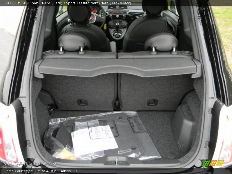Nero (Black) / Sport Tessuto Nero/Nero (Black/Black) 2012 Fiat 500 Sport