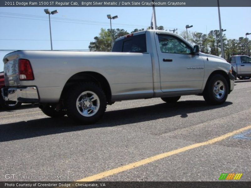 Bright Silver Metallic / Dark Slate Gray/Medium Graystone 2011 Dodge Ram 1500 ST Regular Cab