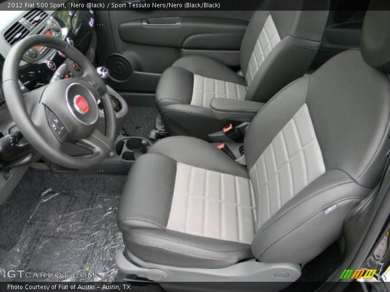 Nero (Black) / Sport Tessuto Nero/Nero (Black/Black) 2012 Fiat 500 Sport