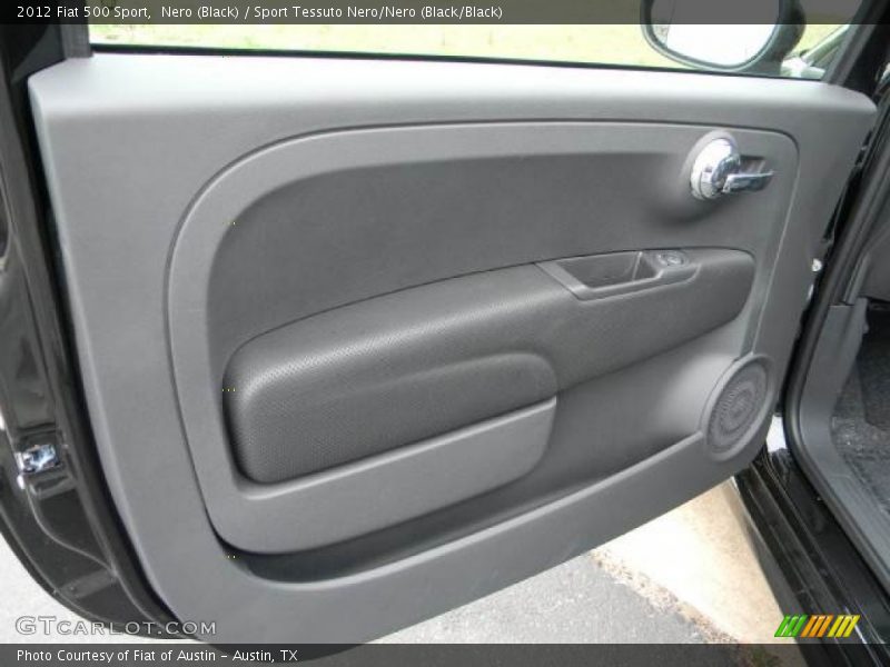 Nero (Black) / Sport Tessuto Nero/Nero (Black/Black) 2012 Fiat 500 Sport