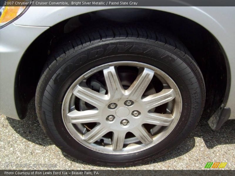 Bright Silver Metallic / Pastel Slate Gray 2007 Chrysler PT Cruiser Convertible