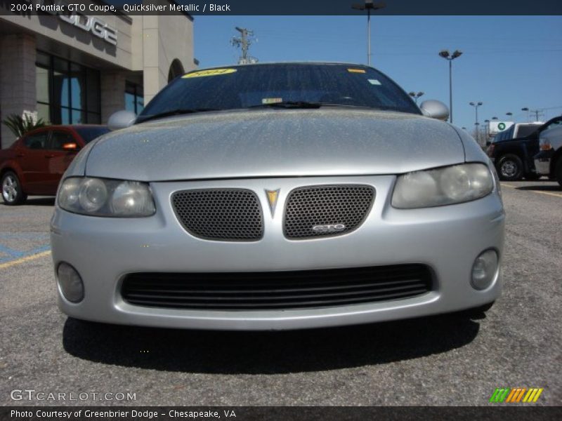 Quicksilver Metallic / Black 2004 Pontiac GTO Coupe