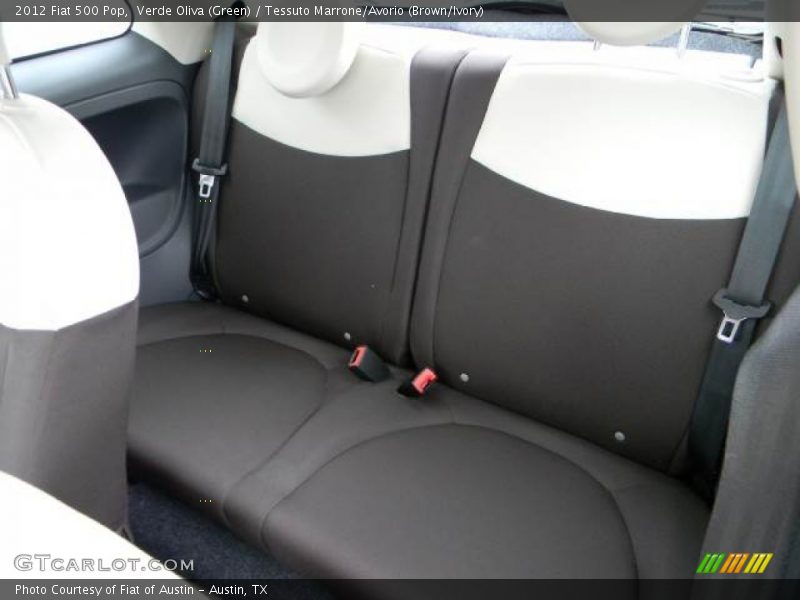 Rear Seat of 2012 500 Pop