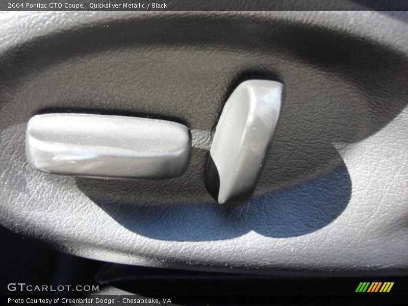 Quicksilver Metallic / Black 2004 Pontiac GTO Coupe