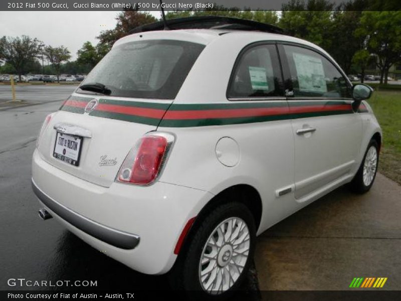 Gucci Bianco (White) / 500 by Gucci Nero (Black) 2012 Fiat 500 Gucci