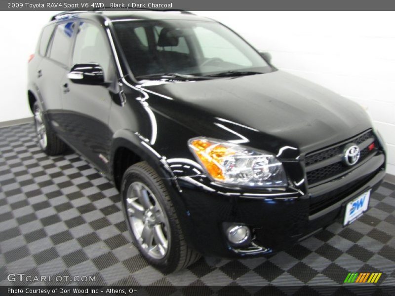 Black / Dark Charcoal 2009 Toyota RAV4 Sport V6 4WD