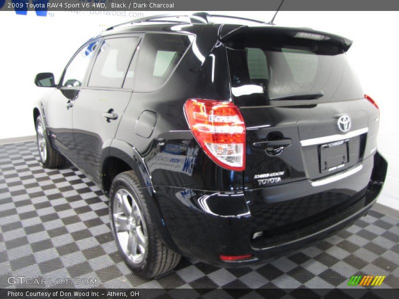 Black / Dark Charcoal 2009 Toyota RAV4 Sport V6 4WD