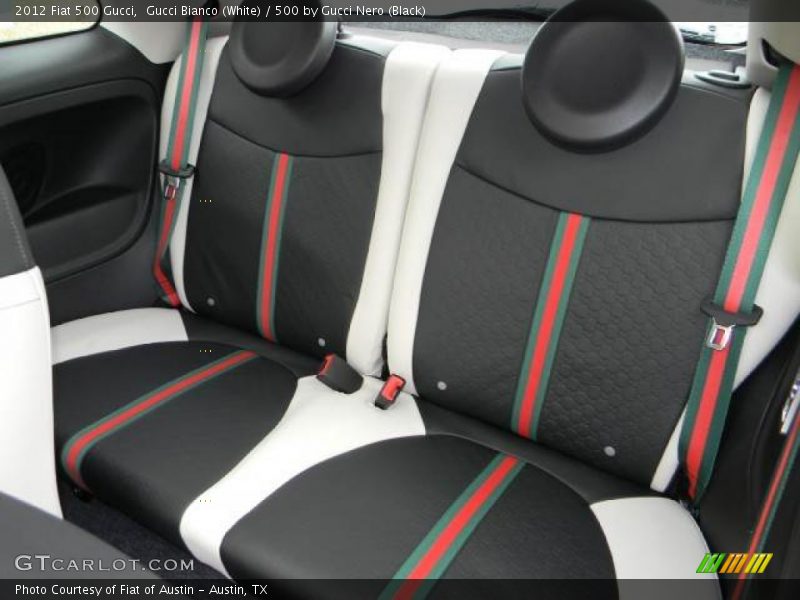 Rear Seat of 2012 500 Gucci