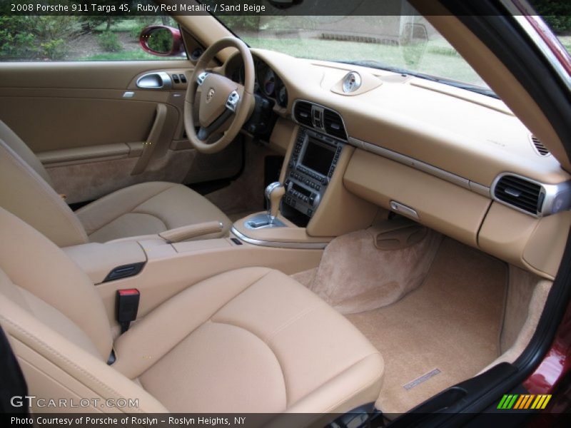  2008 911 Targa 4S Sand Beige Interior