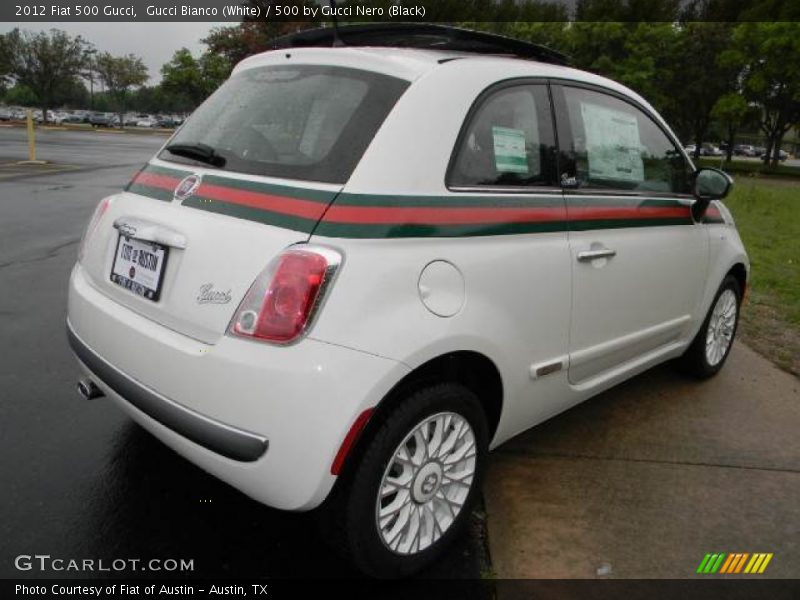 Gucci Bianco (White) / 500 by Gucci Nero (Black) 2012 Fiat 500 Gucci
