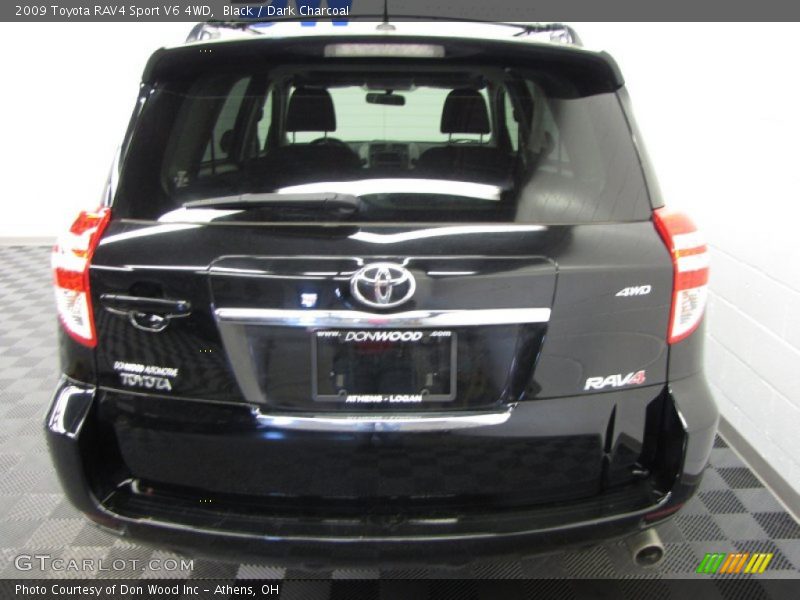 Black / Dark Charcoal 2009 Toyota RAV4 Sport V6 4WD
