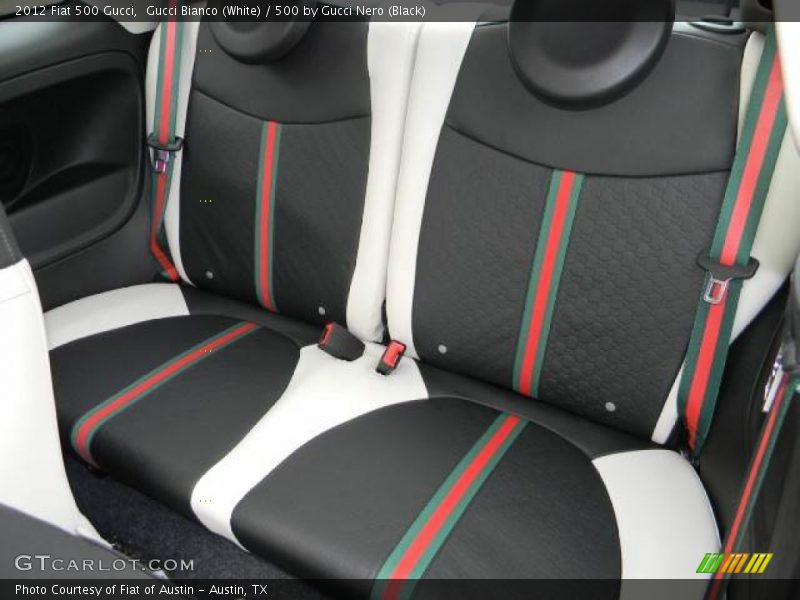Rear Seat of 2012 500 Gucci