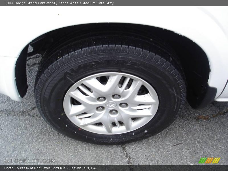 Stone White / Medium Slate Gray 2004 Dodge Grand Caravan SE