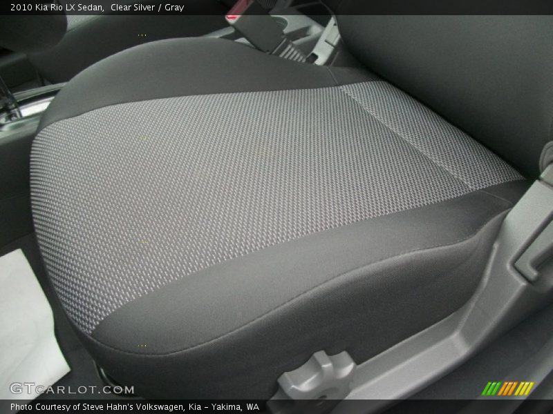 Clear Silver / Gray 2010 Kia Rio LX Sedan