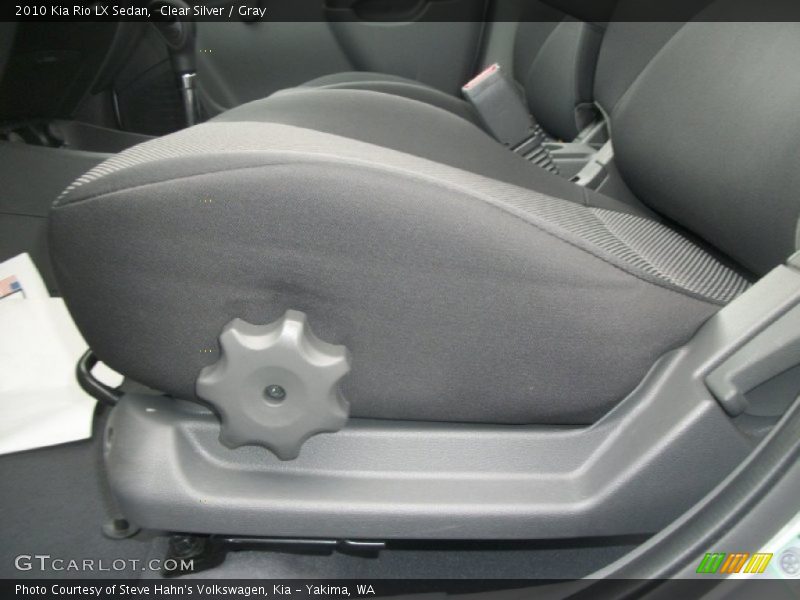 Clear Silver / Gray 2010 Kia Rio LX Sedan