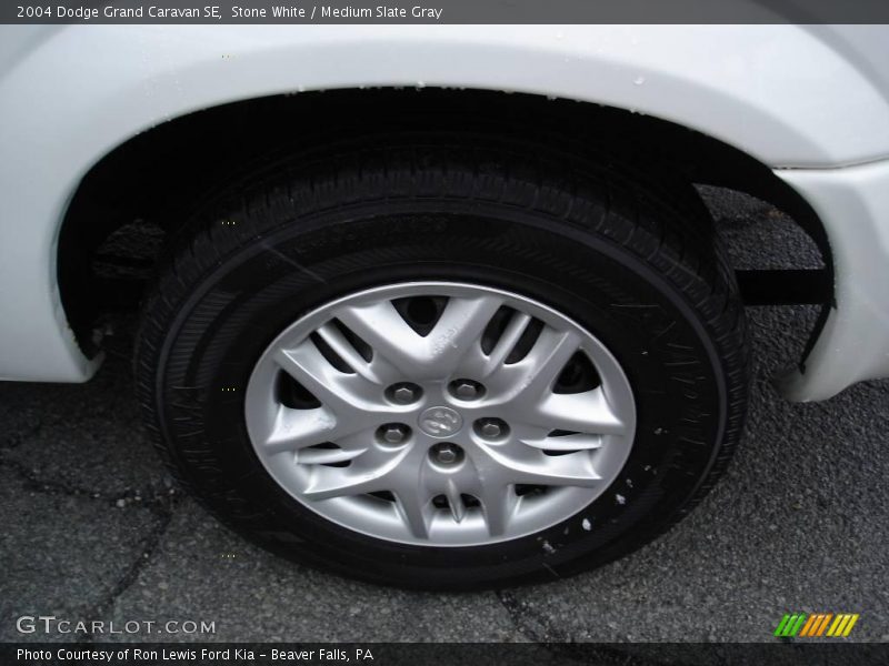 Stone White / Medium Slate Gray 2004 Dodge Grand Caravan SE