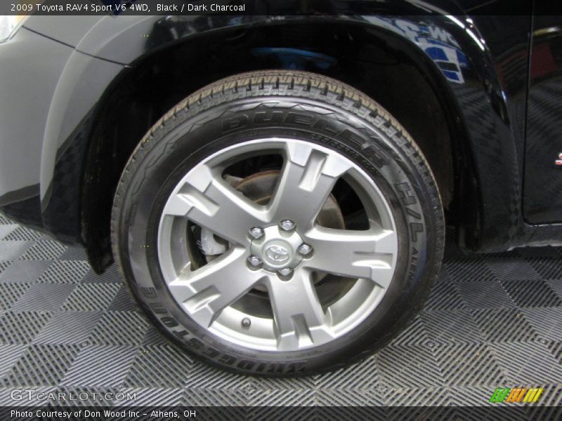 Black / Dark Charcoal 2009 Toyota RAV4 Sport V6 4WD