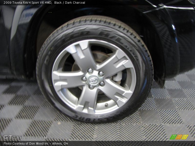 Black / Dark Charcoal 2009 Toyota RAV4 Sport V6 4WD