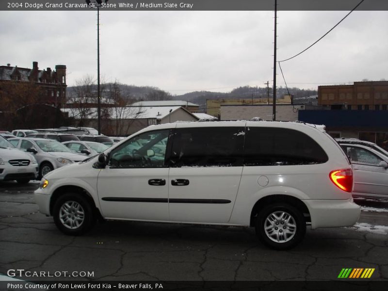 Stone White / Medium Slate Gray 2004 Dodge Grand Caravan SE