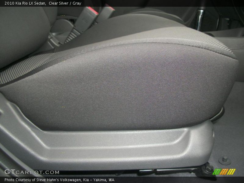 Clear Silver / Gray 2010 Kia Rio LX Sedan