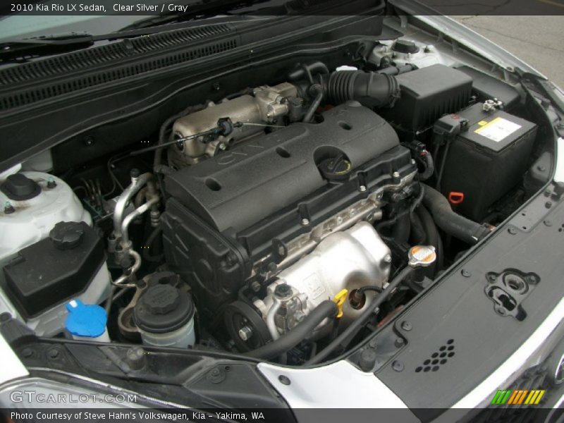 Clear Silver / Gray 2010 Kia Rio LX Sedan