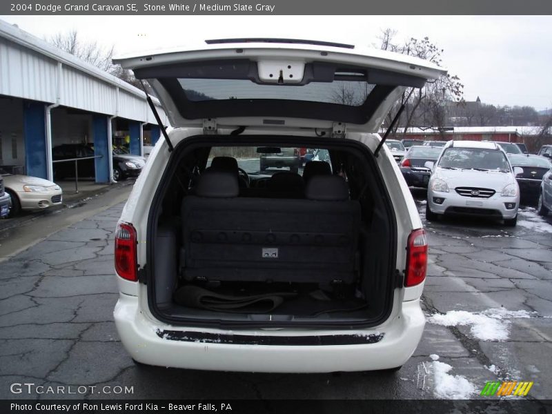 Stone White / Medium Slate Gray 2004 Dodge Grand Caravan SE
