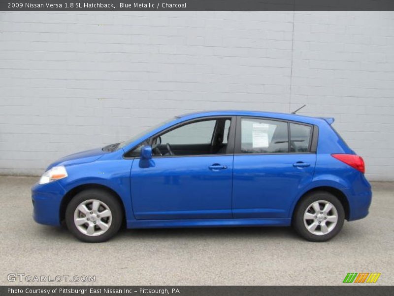 Blue Metallic / Charcoal 2009 Nissan Versa 1.8 SL Hatchback