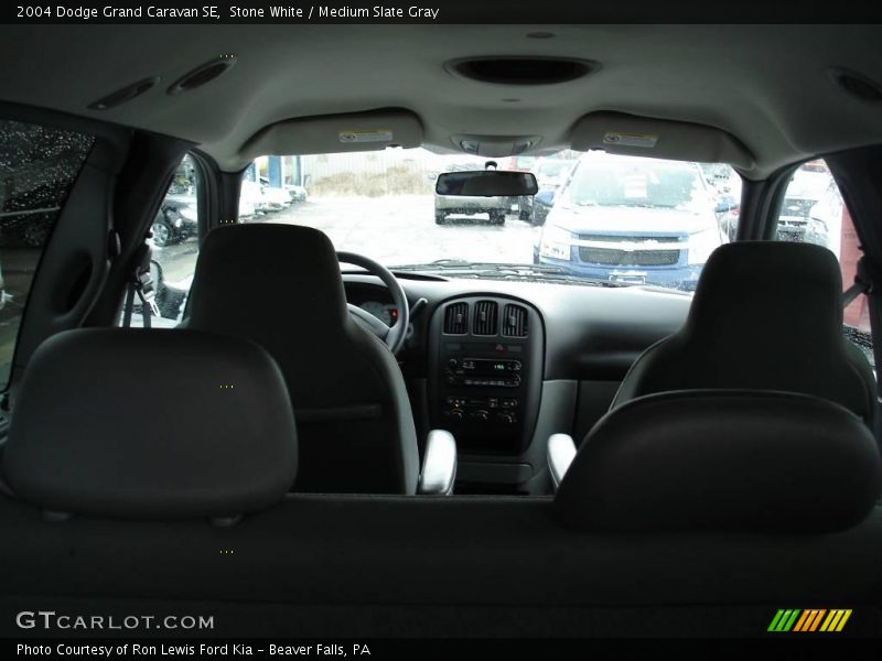 Stone White / Medium Slate Gray 2004 Dodge Grand Caravan SE