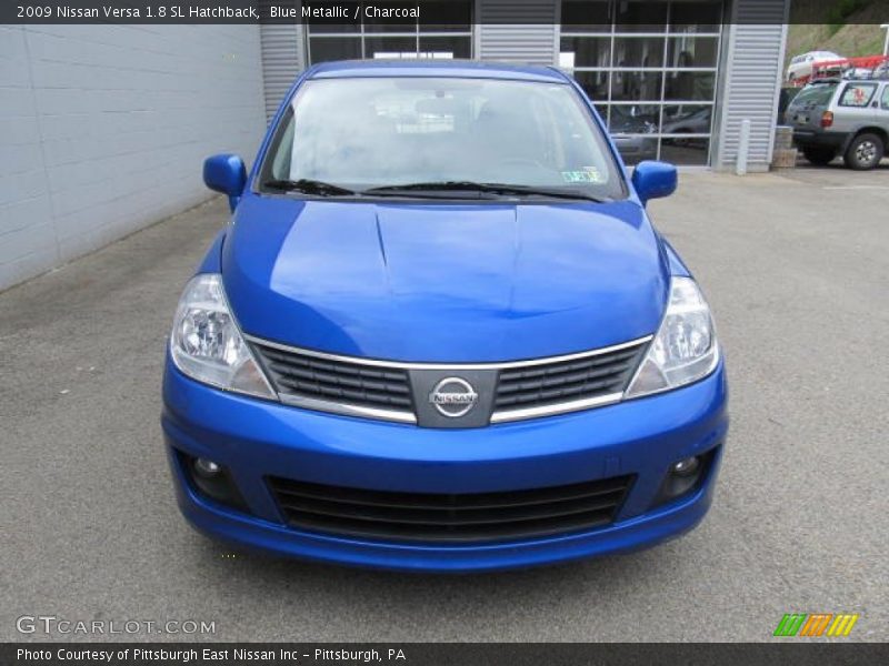 Blue Metallic / Charcoal 2009 Nissan Versa 1.8 SL Hatchback