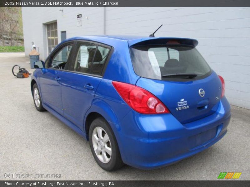 Blue Metallic / Charcoal 2009 Nissan Versa 1.8 SL Hatchback