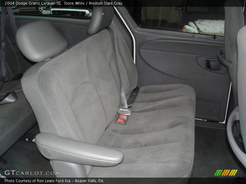 Stone White / Medium Slate Gray 2004 Dodge Grand Caravan SE