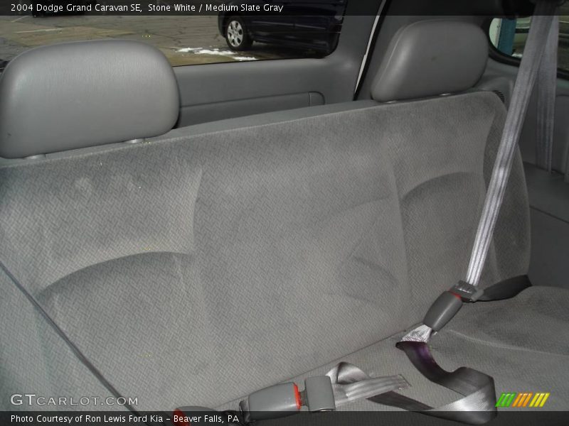 Stone White / Medium Slate Gray 2004 Dodge Grand Caravan SE