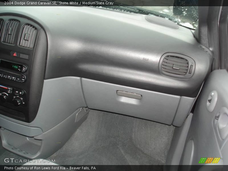 Stone White / Medium Slate Gray 2004 Dodge Grand Caravan SE