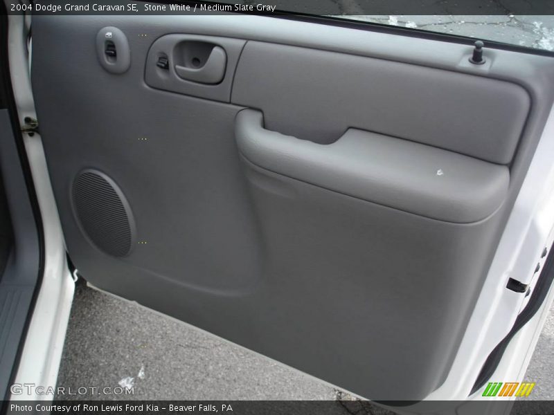 Stone White / Medium Slate Gray 2004 Dodge Grand Caravan SE