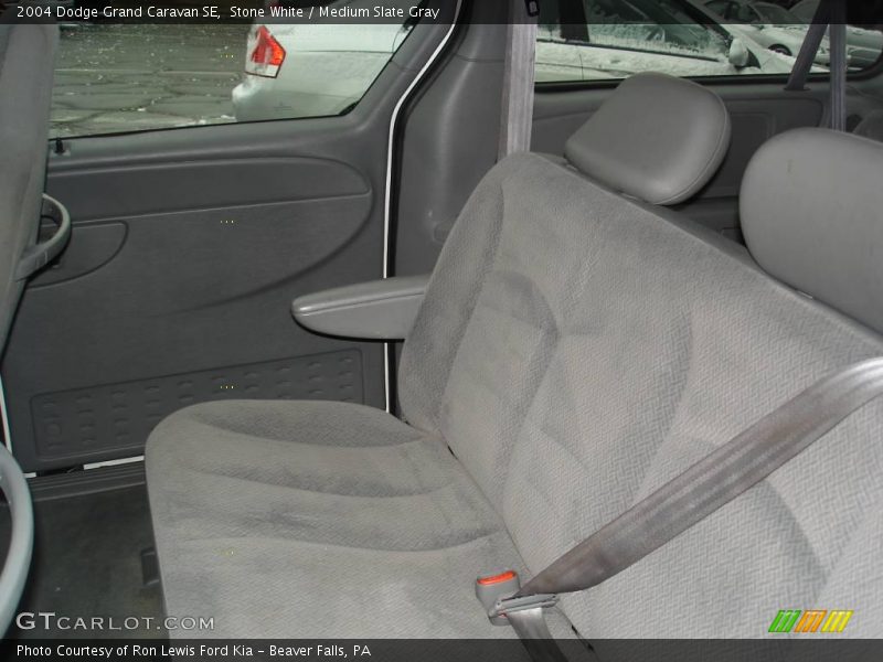 Stone White / Medium Slate Gray 2004 Dodge Grand Caravan SE
