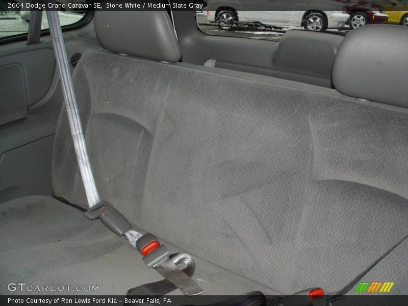Stone White / Medium Slate Gray 2004 Dodge Grand Caravan SE