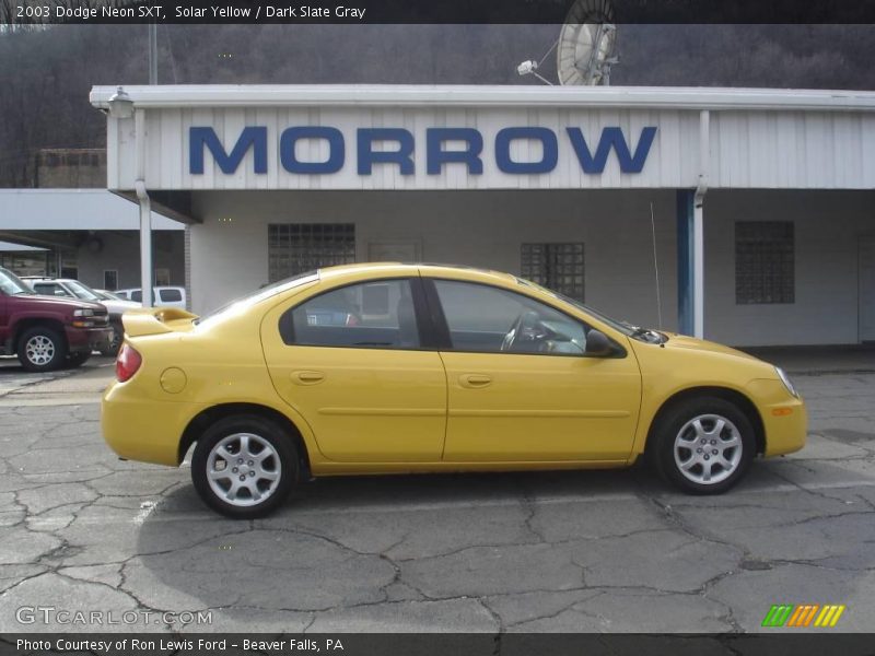 Solar Yellow / Dark Slate Gray 2003 Dodge Neon SXT