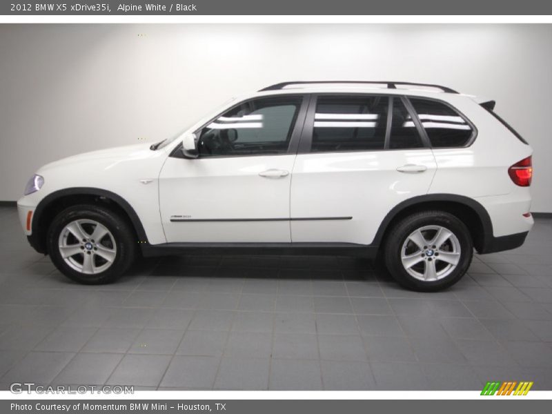 Alpine White / Black 2012 BMW X5 xDrive35i