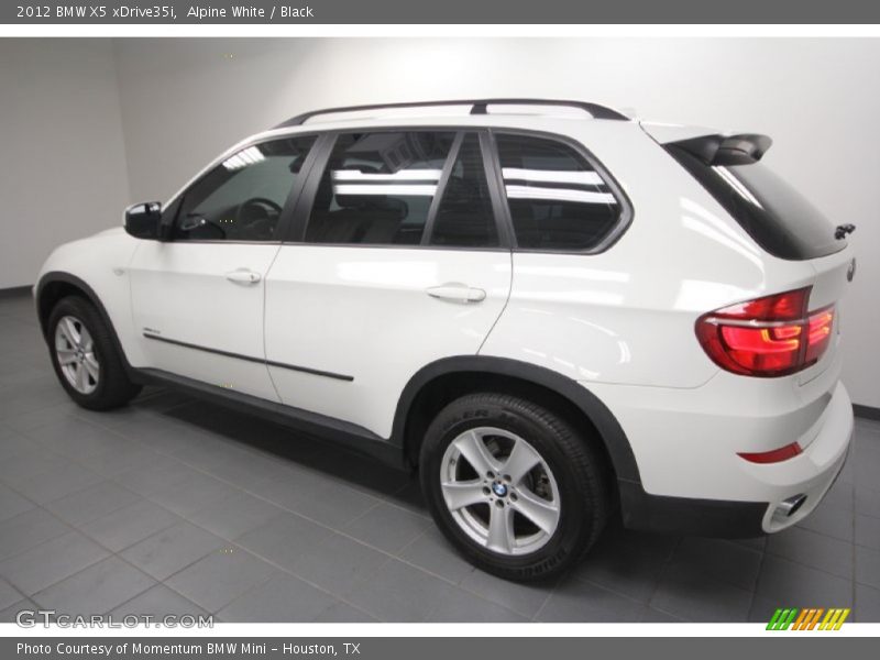 Alpine White / Black 2012 BMW X5 xDrive35i
