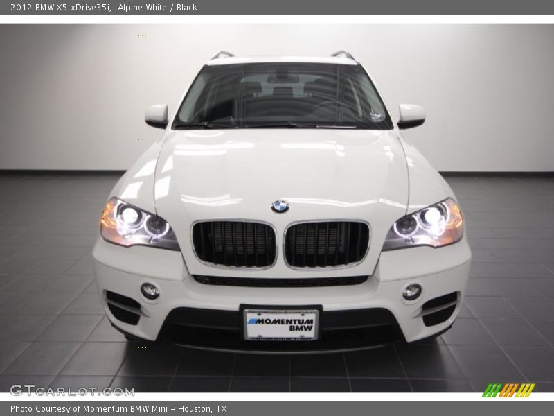 Alpine White / Black 2012 BMW X5 xDrive35i