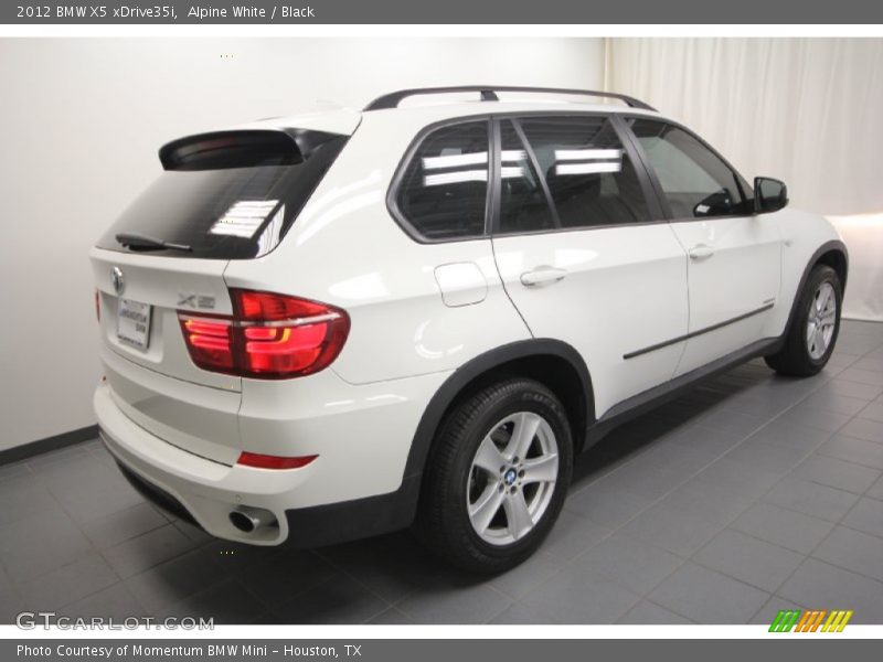 Alpine White / Black 2012 BMW X5 xDrive35i