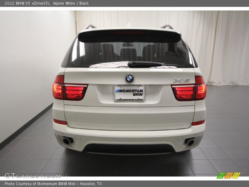 Alpine White / Black 2012 BMW X5 xDrive35i